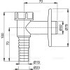 ALCAPLAST APS2 Sifón práčkový nadomietkový, biela