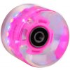Svietiace koliesko na pennyboard 60*45 mm vr. ložísk ABEC 7 fialová