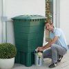 Elkoplast Plastová nádrž na dešťovou vodu RHIN 300-520 l, zelená,520 l 255-70773