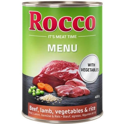 Rocco Menu jahňacie, zelenina & ryža 24 x 400 g
