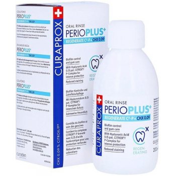 Curaprox ústna voda Perio Plus+ Regenerate 0.09 CHX 200 ml od 8,45 € -  Heureka.sk