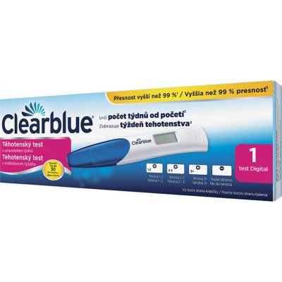 Clearblue Digital tehotenský test s indikatorom terminu počatia od 6,67 € -  Heureka.sk