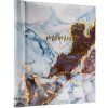 FANDY Byline 1, fotoalbum, samolepiaci, špirálová väzba, 40 strán, 22,5x28cm, modrý mramor