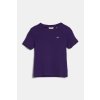 Gant Shield Slim Ribbed T-shirt fialová