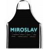 Impar zástěra Mužská jména Neon Miroslav