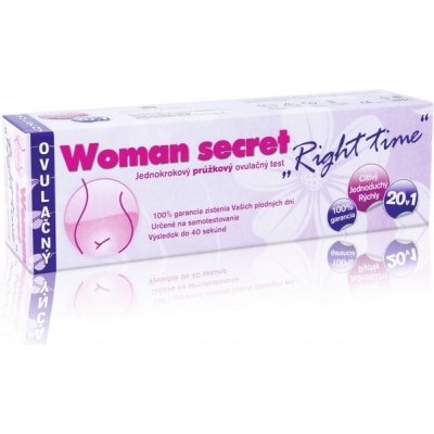 Woman Secret Right Time ovulačný test 20 ks