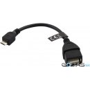 Esperanza EB180 - 5901299920237 Micro USB 2.0 A-B M/F OTG, 10cm