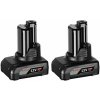BOSCH Professional 2x akumulátor GBA 12V, 6 Ah 1.600.A00.X7M 1.600.A00.X7M (1.600.A00.X7M)