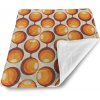 Sablio Detská deka pre bábätko Karamelové kruhy - 90x120 cm