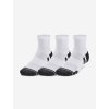 Ponožky Under Armour Performance Tech 3pk Qtr-WHT L