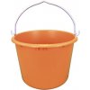 Profi odolné stavebné vedro v oranžovom prevedení na zavesenie na žeriav pomocou držadla Ø 307 mm 12 l