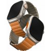 Remienok Uniq Revix Premium Edition Reversible Magnetic remienok pre Apple Watch 49/45/44/42mm oranžový/khaki (UNIQ-45MM-REVPSORGKAK)
