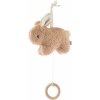 Bieco Musical Toy Bunny Fine kontrastná závesná hračka s melódiou 1 ks