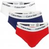 CALVIN KLEIN - 3PACK Cotton stretch tricolor slipy -XL (101-106 cm)