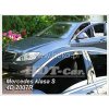 Deflektory - protiprievanové plexi Mercedes S W221 2005 - 2013