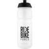 FORCE láhev F RIDE BIKE 0,75 l, transparentní-černá