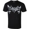 Tričko metal RAZAMATAZ Mayhem Distressed Logo Čierna