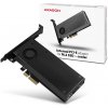 AXAGON PCEM2-DC, PCIe x4 - M.2 NVMe M-key + SATA B-key slot adaptér, chladič, vč. LP PCEM2-DC