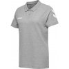 Tričko Hummel Cotton Poloshirt Women Grey 203522-2006 Veľkosť S