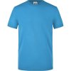 James & Nicholson Tričko JN 838, krátký rukáv, pánské COT02083802214-aqua 4XL Aqua
