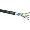 Solarix 27655197 CAT5E FTP PVC+PE dvojitý plášť, 305m