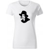 T-ričko Michael Jackson, dámske tričko Farba trička: Fialová, Farba potlače: Biela, Veľkosť: L