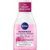 Nivea Rose Touch Waterproof Eye Make-Up Remover Dvojfázový odličovač 100 ml