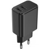 Vega SETTY sieťová nabíjačka 2x USB 3A čierna (GSM106088)