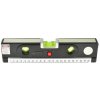 Laserová vodováha 245 mm, podsvietená, 3 libely, zvinovací meter 1,5 m, GEKO