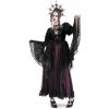 šaty DEVIL FASHION Black and Red Gothic
