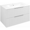 Sapho CIRASA umývadlová skrinka 79,8x52x46cm, biela mat strip CR801-3131S