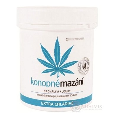 MedicProgress konopné mazanie Extra chladivé 250 ml