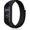 Xiaomi Mi Band 3/4 nylonový náhradný náramok na suchý zips Farba: Čierna MBSCZ-NLN001