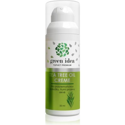 Green Idea Tea Tree Oil Creme regeneračný denný krém pre problematickú pleť, akné 50 ml