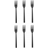DuraHome Vidlička dezertní PIANO, 6ks,matná, černá (034603836)