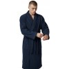 Vn.Lot Pánsky tmavomodrý froté župan Farba: Modrá, Veľkosť: 5XL Modrá 7XL