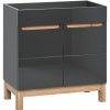 Comad BALI GRAFIT 820-60D FSC skrinka pod umývadlo 60cm
