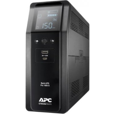 APC Back UPS Pro BR 1600VA, Sinewave,8 Outlets, AVR, LCD interface BR1600SI