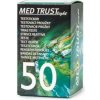 Med Trust Light testovacie prúžky na meranie hladiny glukózy 50 ks