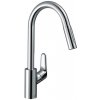 Hansgrohe Focus M41 - Drezová batérie Focus s výsuvnou spŕškou, EcoSmart, chróm 31833000