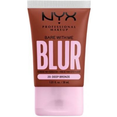 NYX Professional Makeup Bare With Me Blur Tint Foundation Zmatňujúci make-up so stredným krytím 20 deep bronze 30 ml