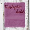 Vyšívaná Osuška s nápisom Najlepšia babka