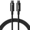 Baseus CAWJ040101 Tungsten Gold Fast Charging Datový, USB-C - USB-C 240W, 1m, černý