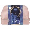 Nivea Creme Care SG 250 ml, Telové mlieko 400 ml, Guľôčkový antiperspirant 50 ml a Labello 4,8 g Darčeková taška