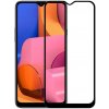 Picasee 3D ochranné tvrdené sklo s rámčekom pre Samsung Galaxy A20s - čierné 199011