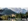 Vysoké Tatry 2026 - dvojtýždenný stolový kalendár - autor neuvedený