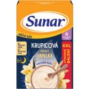 Sunar mliečna krupicová kaša na dobrú noc vanilková XXL 340 g