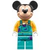LEGO Minifigúrka dis115 Mickey Mouse - Tmavotyrkysové montérky