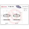 Sada brzdových platničiek, vždy 4 kusy v sade BREMBO P 68 014 (P68014)
