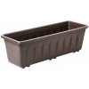 Plastkon Garden truhlík hnedý 50 cm